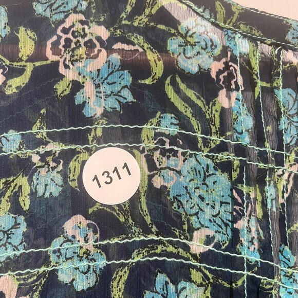 Free people Womens See it through Maxi dress Long sleeve Multicolor size M - Picture 10 of 11